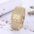 Reloj ARISTO Crystal Square — Acero Inoxidable para Mujer