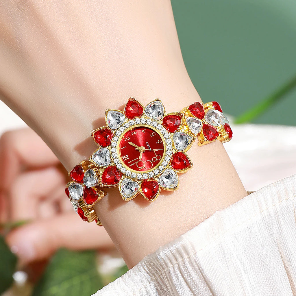 Reloj ARISTO Bloom — Diseño Floral con Strass