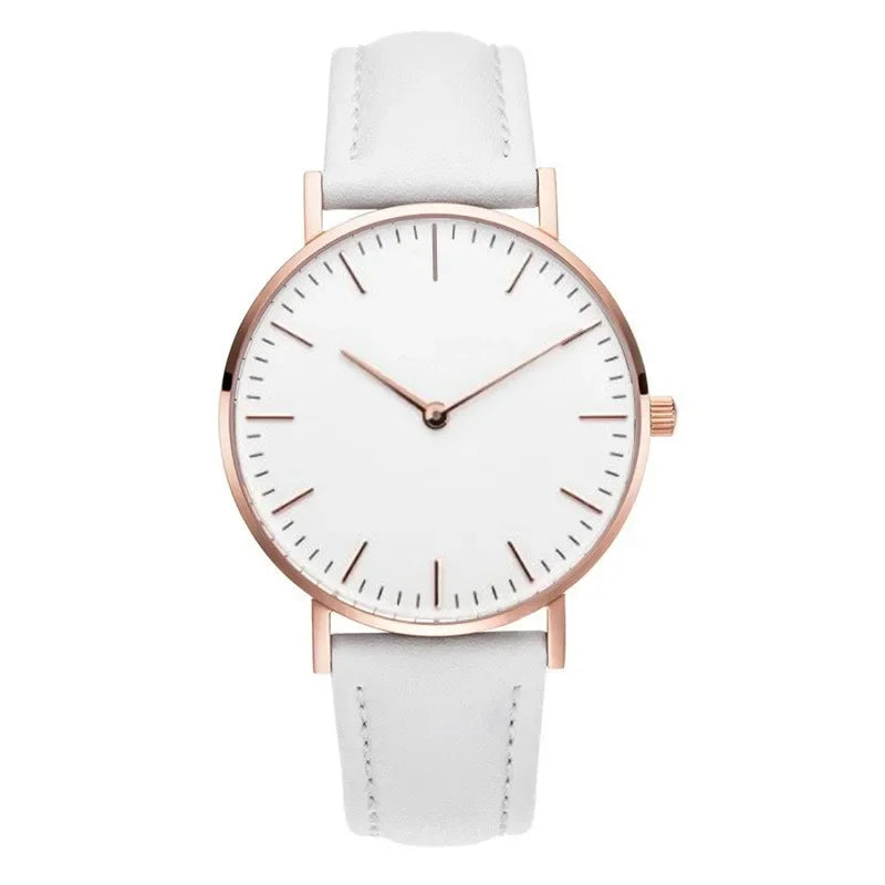 Reloj Mujer Elegante de Cuero | Cuarzo Minimalista