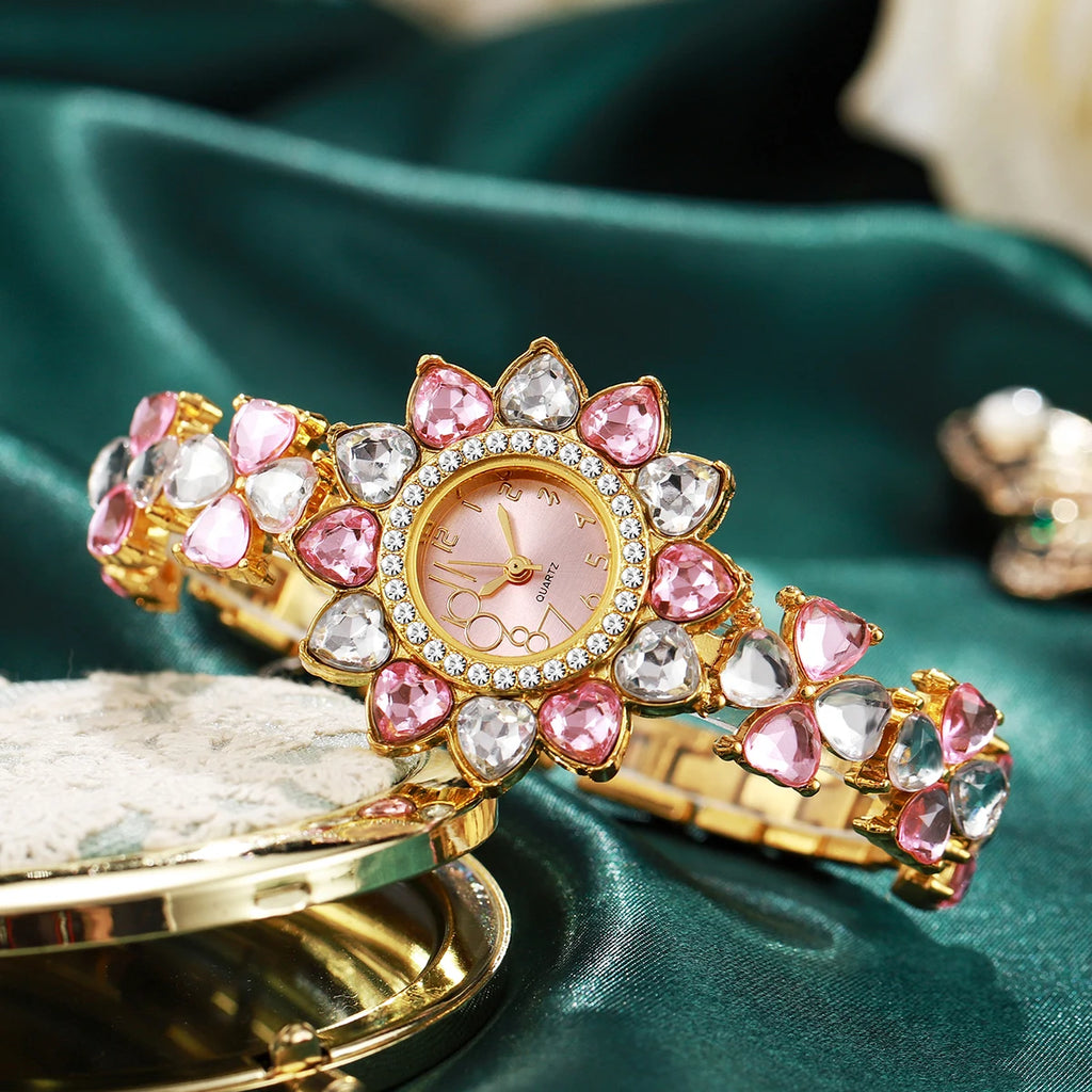 Reloj ARISTO Bloom — Diseño Floral con Strass