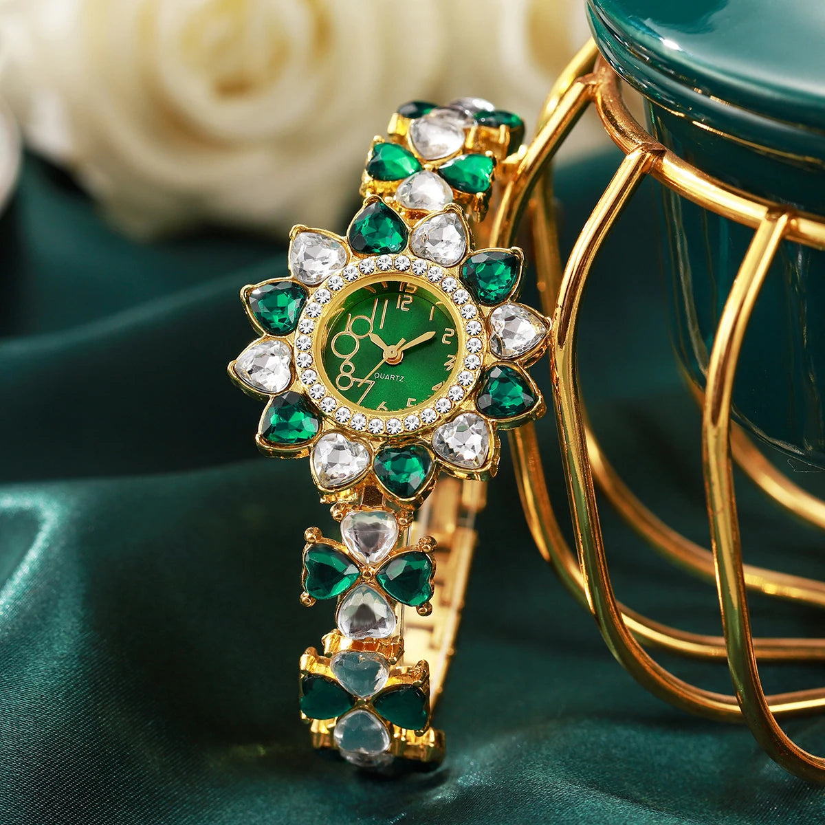 Reloj ARISTO Bloom — Diseño Floral con Strass